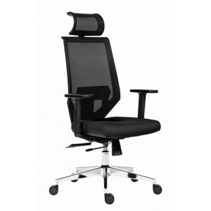 Antares EDGE - Antares kancelářská židle - černá, plast + textil + kov