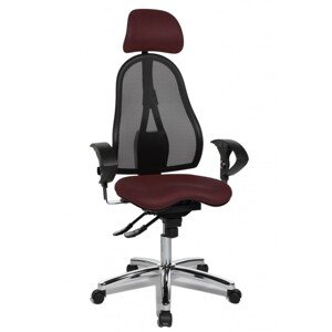 Topstar Topstar - oblíbená kancelářská židle Sitness 45 - bordó