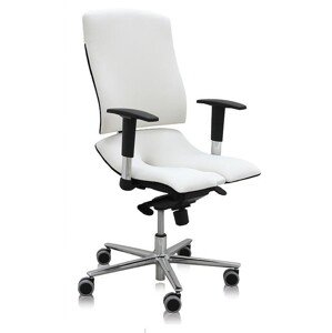Asana Zdravotní židle - Asana STEEL Standard - bílá, plast + textil + kov