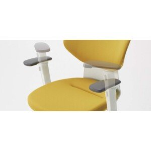 Kokuyo Područky - nastavitelné 2D pro kancelářské židle ING Kokuyo - černá, plast