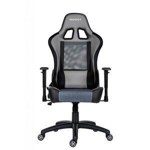 Antares Herní židle BOOST - Antares s nosností 150 kg - šedá, plast + textil + kov