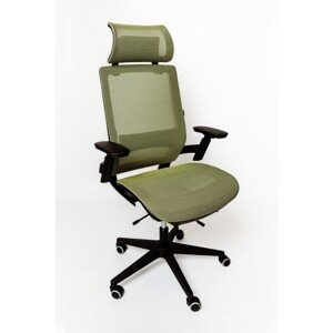 Spinergo OPTIMAL - Spinergo aktivní kancelářská židle - olivová, plast + textil + kov