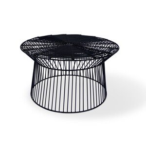 Texim FLEUR ø 76 cm -  zahradní stolek, ocel + polypropylen