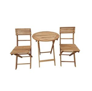 Texim LUNGI I - balkónový stolek + 2x židle FLORABEST/LUNGI
