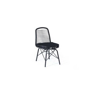 Texim GIGI - zahradní ratanová židle + polstr zdarma, umělý ratan + ocel