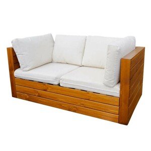 Asko a.s. CUBE - sofa s polstrem 2-místné, borovice