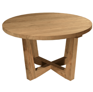 FaKOPA s. r. o. FLORES RECYCLE - kulatý masivní stůl z teaku ø130cm, teak