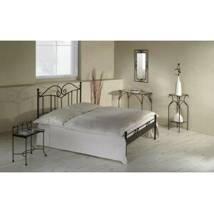 IRON-ART SARDEGNA - romantická kovová postel 160 x 200 cm, kov