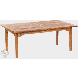FaKOPA s. r. o. ELEGANTE - obdélníkový rozkládací stůl z teaku 120 x 200-300 cm, teak