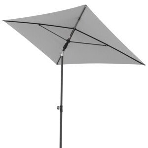 Doppler ACTIVE 200 x 120 cm - obdélníkový slunečník se středovou nohou šedý (kód barvy 827)