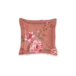 Pip Studio Pip Studio polštář Tokyo Bouquet Pink 45x45cm, růžový, Bavlněný perkál