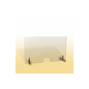 OFFICE PRO ochranné plexi sklo na stůl OC 1000 V s vysokým otvorem