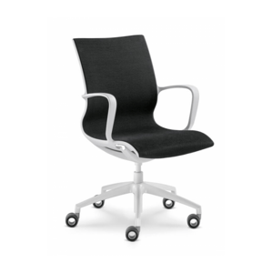 LD SEATING kancelářká židle Everyday 760 světle šedý rám s područkami