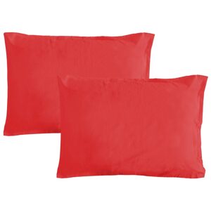 Gipetex Natural Dream Povlak na polštář italské výroby 100% bavlna - 2 ks červená
