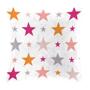 Mistral home Dětský polštářek beránek Mistral Home Starry sky růžová hvězdičky 40x40 cm